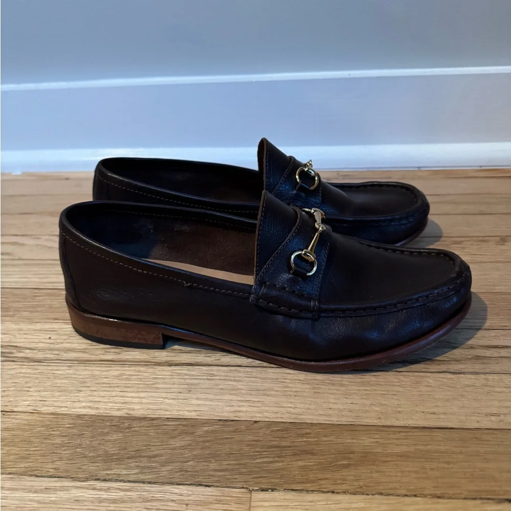The Bit Mule Leather Loafers in dark brown - Picture 7 of 12